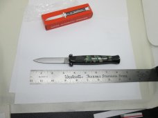 Vintage NOS OTF SUPER AUTOMATIC SPRINGER Knife Nato Military Camo w/Box