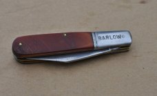 Camillus 2 blade barlow Saw Cut Delrin Brass liners 3 3/8" Closed No Sign Of Use Sock Drawer Knife