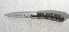 NOS AKC ITALIAN CLASSIC SPEED HUNTER GENUINE BRAZILIAN HORN NICKEL SILVER BOLSTERS 