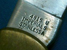 FRONTIER 4815 DOUBLE EAGLE IMPERIAL USA LOCKBACK FOLDING JACK POCKET KNIFE KNIVES OLD SHEATH
