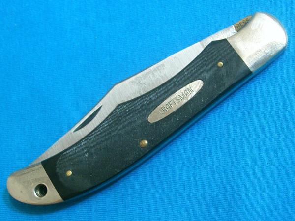 VINTAGE BIG CRAFTSMAN LOCKBLADE 95076 USA LINERLOCK LOCKBACK FOLDING JACK POCKET KNIFE KNIVES OLD VINTAGE BIG CRAFTSMAN LOCKBLADE 95076 USA LINERLOCK LOCKBACK FOLDING JACK POCKET KNIFE KNIVES OLD