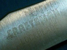 VINTAGE BIG CRAFTSMAN LOCKBLADE 95076 USA LINERLOCK LOCKBACK FOLDING JACK POCKET KNIFE KNIVES OLD