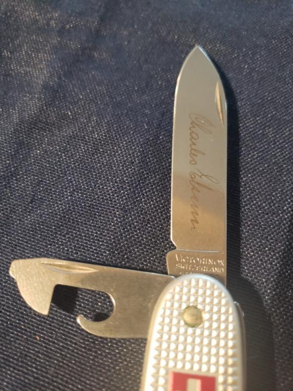 Victorinox Alox Soldier 1961 Model Swiss Army Knife - 2005 Signature Series "Charles Elsener" 93mm Victorinox Alox Soldier 1961 Model Swiss Army Knife - 2005 Signature Series "Charles Elsener" 93mm