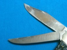 VINTAGE KANE KUTLERY GERMANY JIGGED BONE TRAPPER FOLDING POCKET KNIVES