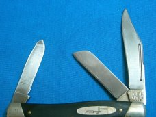 ANTIQUE VINTAGE SCHRADE BUCK MADE IN USA 301 STOCKMAN WHITTLER FOLDING POCKET KNIFE KNIVES OLD