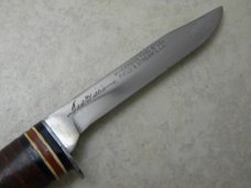 Schrade Walden USA 141 Fixed Blade Bear Head Sheath Knife 