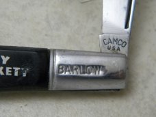 Camco USA Davy Crockett Barlow Knife