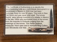 NOS 14cm Ring Cutlery B Svoboda picklock