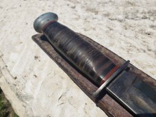 WW2 PAL RH-36 Mark I Combat Knife with Original Leather Sheath 