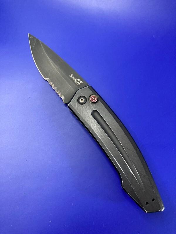 Kershaw Launch 2 Automatic Knife Black Aluminum 7200BLKST Kershaw Launch 2 Automatic Knife Black Aluminum 7200BLKST