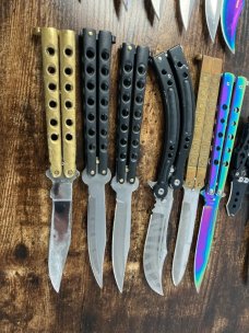 Lot of 20 butterfly balisong Knives