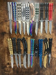 Lot of 20 butterfly balisong Knives