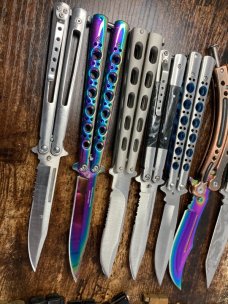 Lot of 20 butterfly balisong Knives