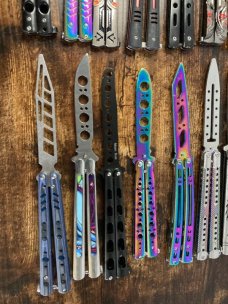 Lot of 20 Butterfly Balisong Trainer Knives
