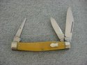 Antique RARE Blish-Mize Sillman Hardware Stockman's Knife w/Waterfall Handles & Punch Blade!!