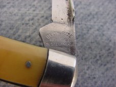 Antique RARE Blish-Mize Sillman Hardware Stockman's Knife w/Waterfall Handles & Punch Blade!!