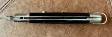 Rare Rizzuto Estileto Milano Tang Stamp Batwing Guards Single Pin Switchblade Knife 