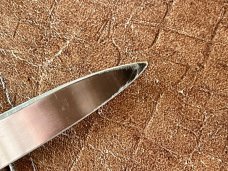 Rare Rizzuto Estileto Milano Tang Stamp Batwing Guards Single Pin Switchblade Knife 