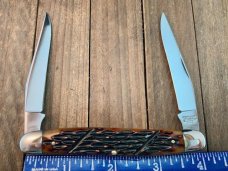 Robeson by Queen Muskrat Rootbeer Colored Worm Groove Bone