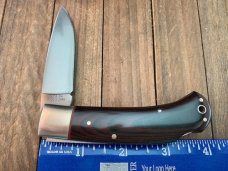 A.G. Russel Lockback Brown Micarta Seki Japan Made ATS-34 Blade