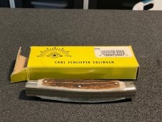 CRISNER INDIAN HEAD STOCKMAN KNIFE. MADE IN SOLINGEN GERMANY.