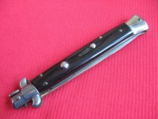 Vintage Italian 11" Vendetta Corsa Style Horn Stiletto Switchblade Knife.