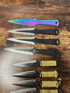Lot of Throwing Knives