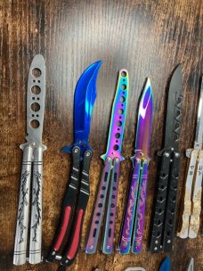 Lot of 20 Butterfly Balisong Trainer Knives