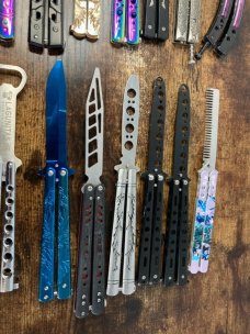 Lot of 20 Butterfly Balisong Trainer Knives