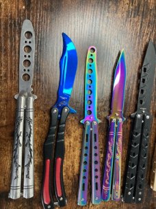 Lot of 20 Butterfly Balisong Trainer Knives