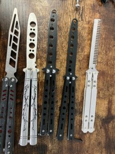 Lot of 20 Butterfly Balisong Trainer Knives