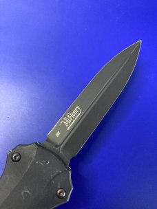 Benchmade Mini Infidel OTF Automatic Knife (3.10" Black) 3350BK