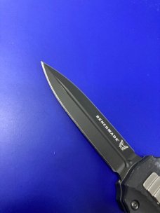 Benchmade Mini Infidel OTF Automatic Knife (3.10" Black) 3350BK