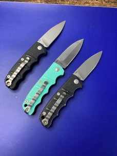 Lot of 3 Boker Mini Kalashnikov Automatic Knives