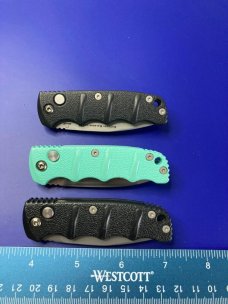 Lot of 3 Boker Mini Kalashnikov Automatic Knives