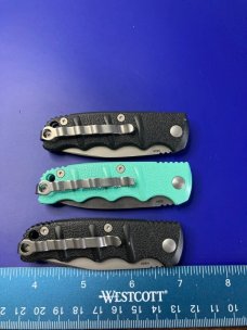 Lot of 3 Boker Mini Kalashnikov Automatic Knives