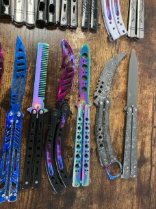 Lot of 20 Butterfly Balisong Trainer Knives