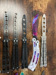 Lot of 20 Butterfly Balisong Trainer Knives