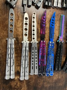Lot of 20 Butterfly Balisong Trainer Knives