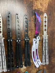 Lot of 20 Butterfly Balisong Trainer Knives