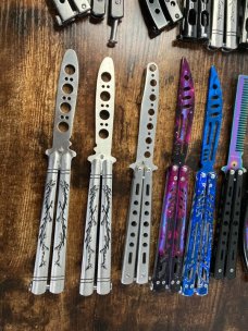 Lot of 20 Butterfly Balisong Trainer Knives