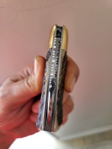 3 1/2" Custom Handmade Lockback Knife, Nice Filework