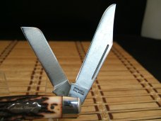 SCHRADE UNCLE HENRY 885UH KNIG RANCH U.S.A. MADE LARGE TRIPLE BLADE STOCKMAN UNUSED POCKET KNIFE