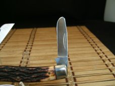 SCHRADE UNCLE HENRY 885UH KNIG RANCH U.S.A. MADE LARGE TRIPLE BLADE STOCKMAN UNUSED POCKET KNIFE