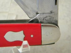 Vintage Henry Sears & Son 1865 USA Metal Spey Blade Knife 
