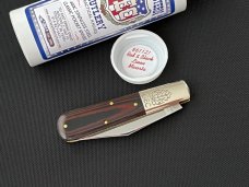 Great Eastern Cutlery GEC 86 Red & Black Linen Micarta 2AB Barlow 440C SS