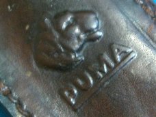 1960'S 1970'S PUMA GERMANY DBGM 1865840 LEATHER FIXED BLADE SHEATH ORIGINAL BOWIE KNIFE KNIVES