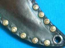 1960'S 1970'S PUMA GERMANY DBGM 1865840 LEATHER FIXED BLADE SHEATH ORIGINAL BOWIE KNIFE KNIVES