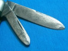 VINTAGE GREEN FANCY HANDLE CATTARAUGUS EQUAL END CIGAR PEN JACK FOLDING POCKET KNIFE KNIVES OLD