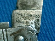 VINTAGE EAGLE KNIFE CO EASY OPEN JACK FOLDING POCKET PEN SCOUT KNIFE KNIVES OLD
